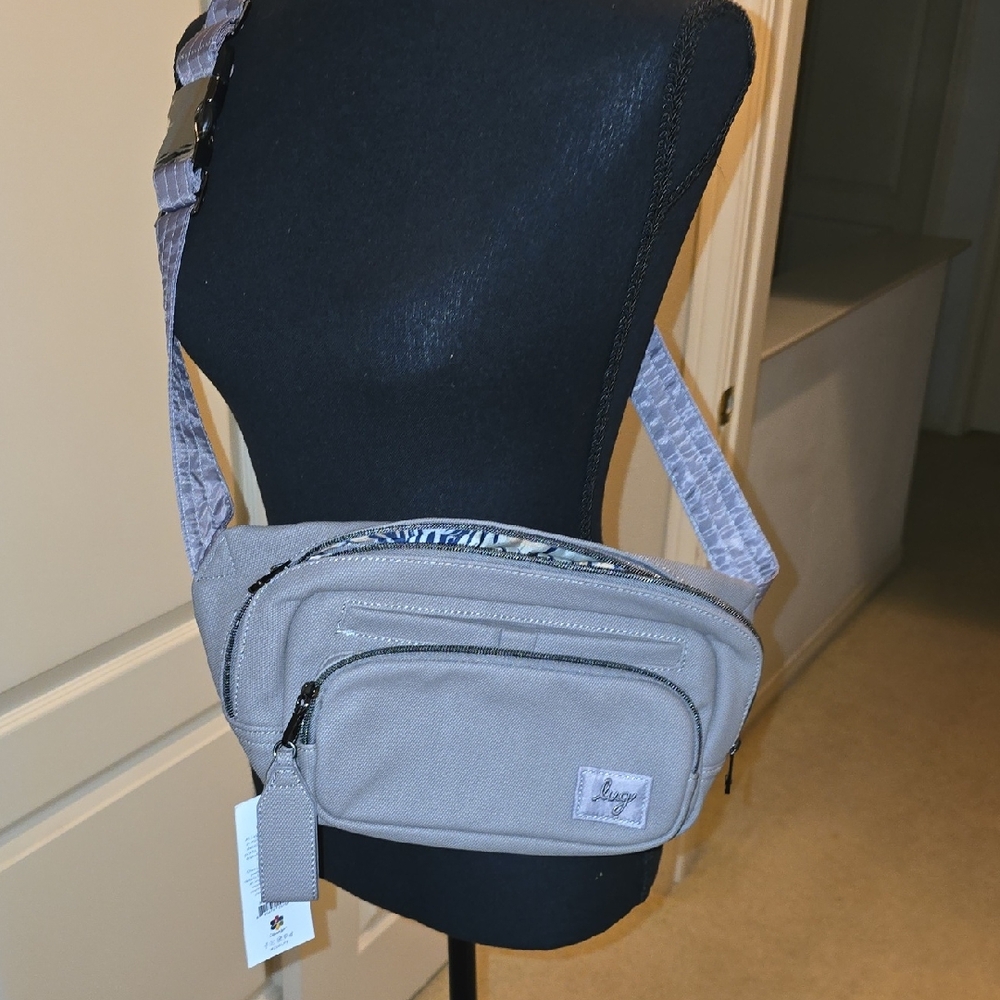 Lug Gray Crossbody Bag
